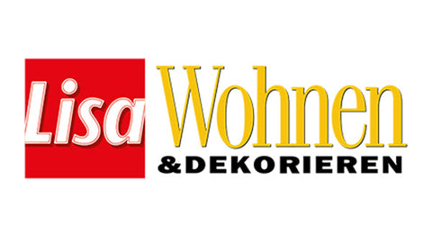 LISA Wohnen und Dekorieren Magazin Logo als Pressebericht über ORGNATIC Schranktür Organizer