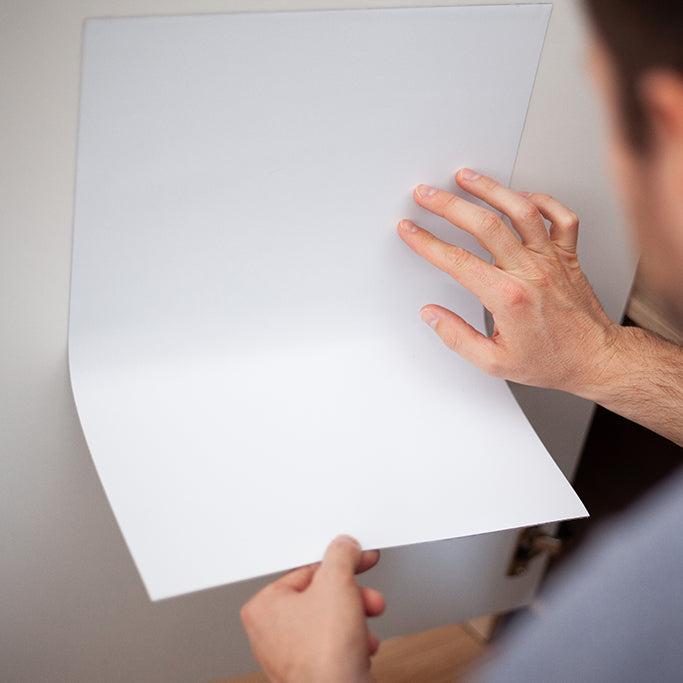 FOLIE – WEISS 30 x 42cm